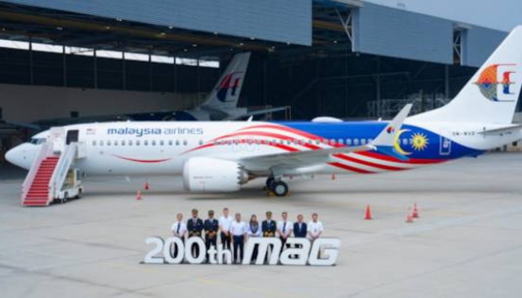Malaysia Airlines Marks 200th Boeing Aircraft Delivery Milestone With Latest 737-8 Arrival